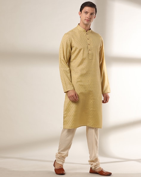 Beige kurta online sale