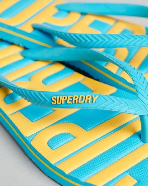 Buy Blue Flip Flop Slippers for Women by SUPERDRY Online Ajio