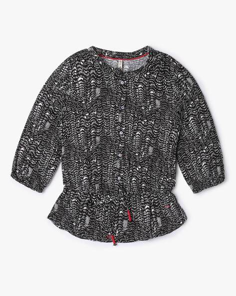 Lee Cooper Printed Peplum Top