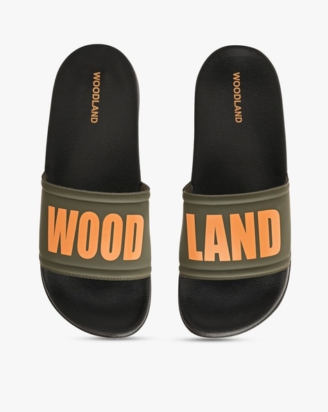 Buy Black Flip Flop Slippers for Men by WOODLAND Online Ajio