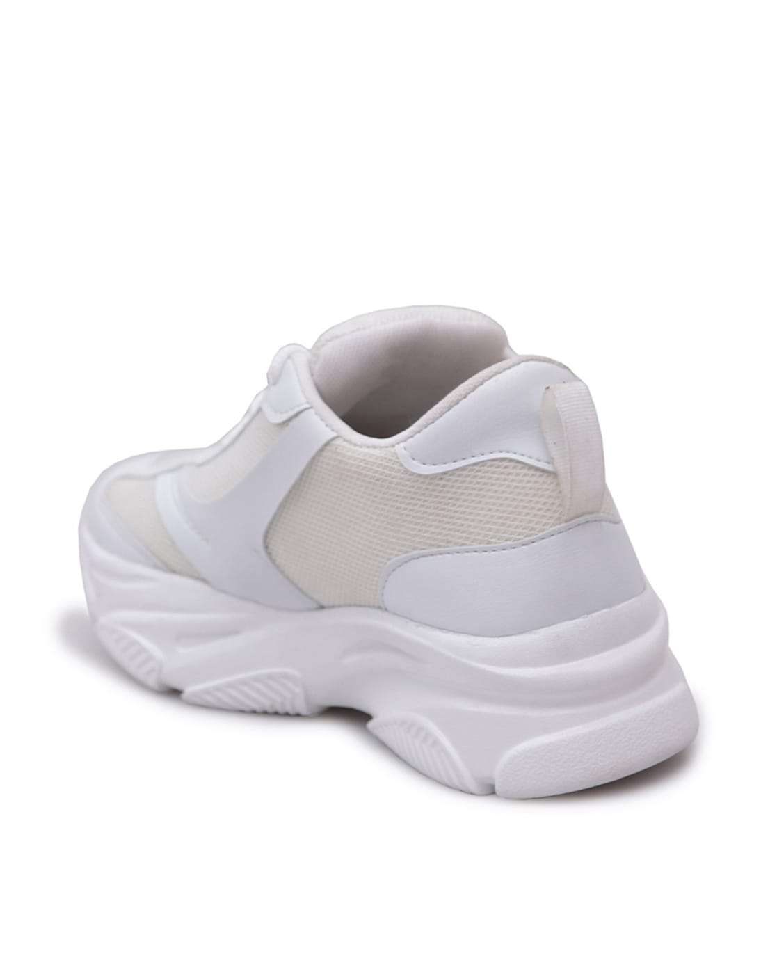 Buy Longwalk Women's Solid Low-Top Sneaker Shoes (White, Numeric_3) at  Amazon.in