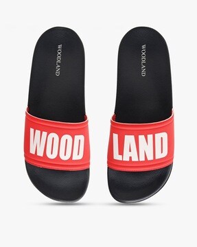 Buy Red Black Flip Flop Slippers for Men by WOODLAND Online