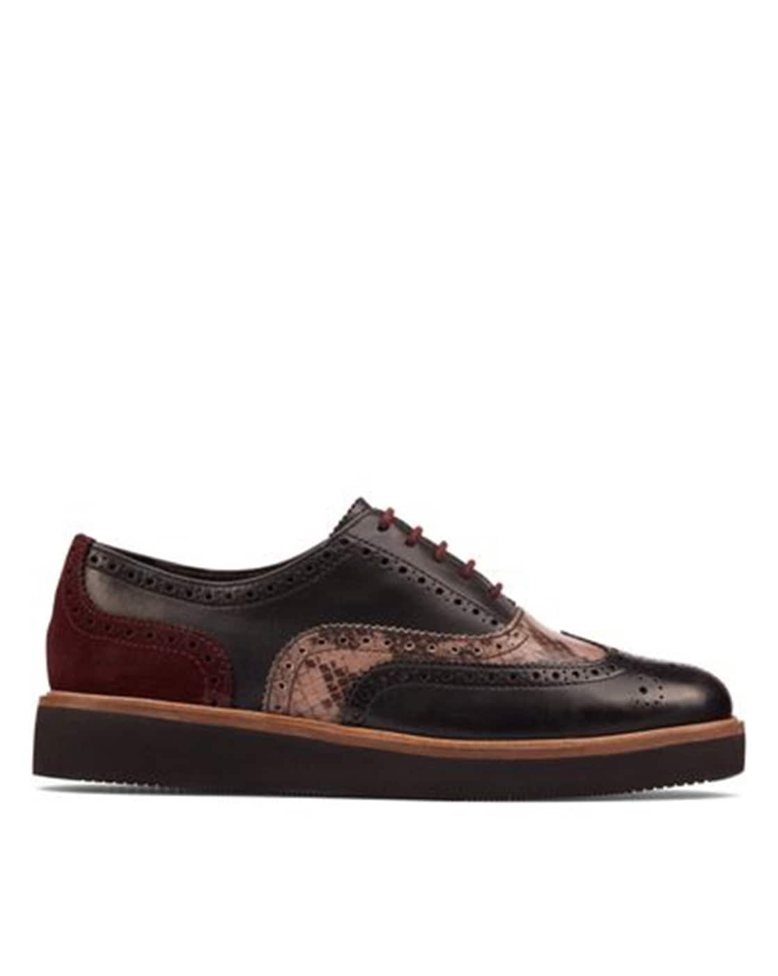 Clarks brogue clearance womens