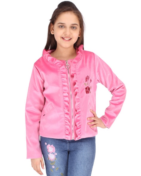 Buy Tokyo Talkies Baby Pink Regular Fit Denim Jacket for Women Online at  Rs.949 - Ketch