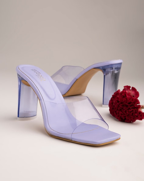 Buy Pink Heeled Sandals for Women by Miss Karter Online | Ajio.com