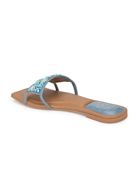 Buy Steve Madden Multi FIREUP Embellished Slide Sandals for Women Online @  Tata CLiQ Luxury