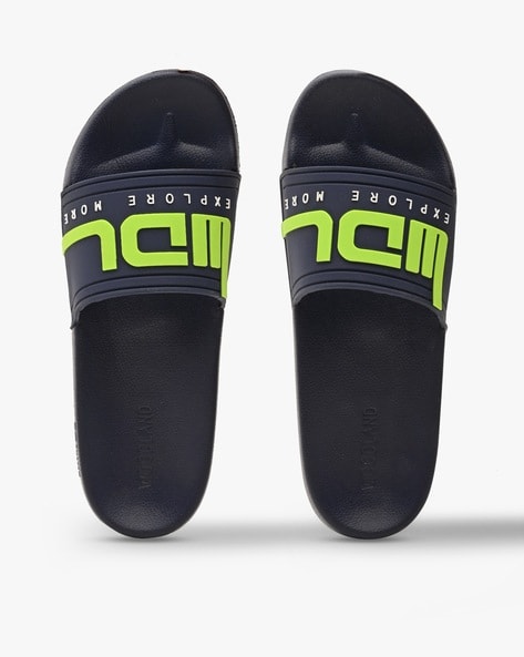 Mens hot sale navy sliders