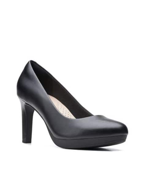 CLARKS Solid Slip-Ons Heels
