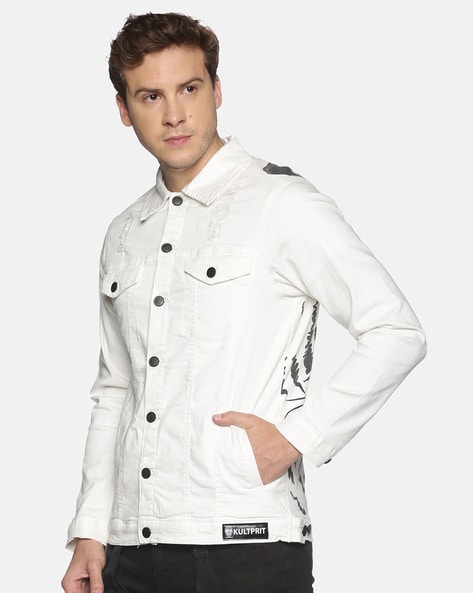 Buy White Jackets & Coats for Men by KULTPRIT Online | Ajio.com