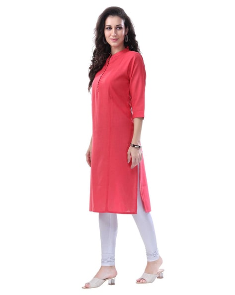 CEE 18 Women Solid A-line Kurta