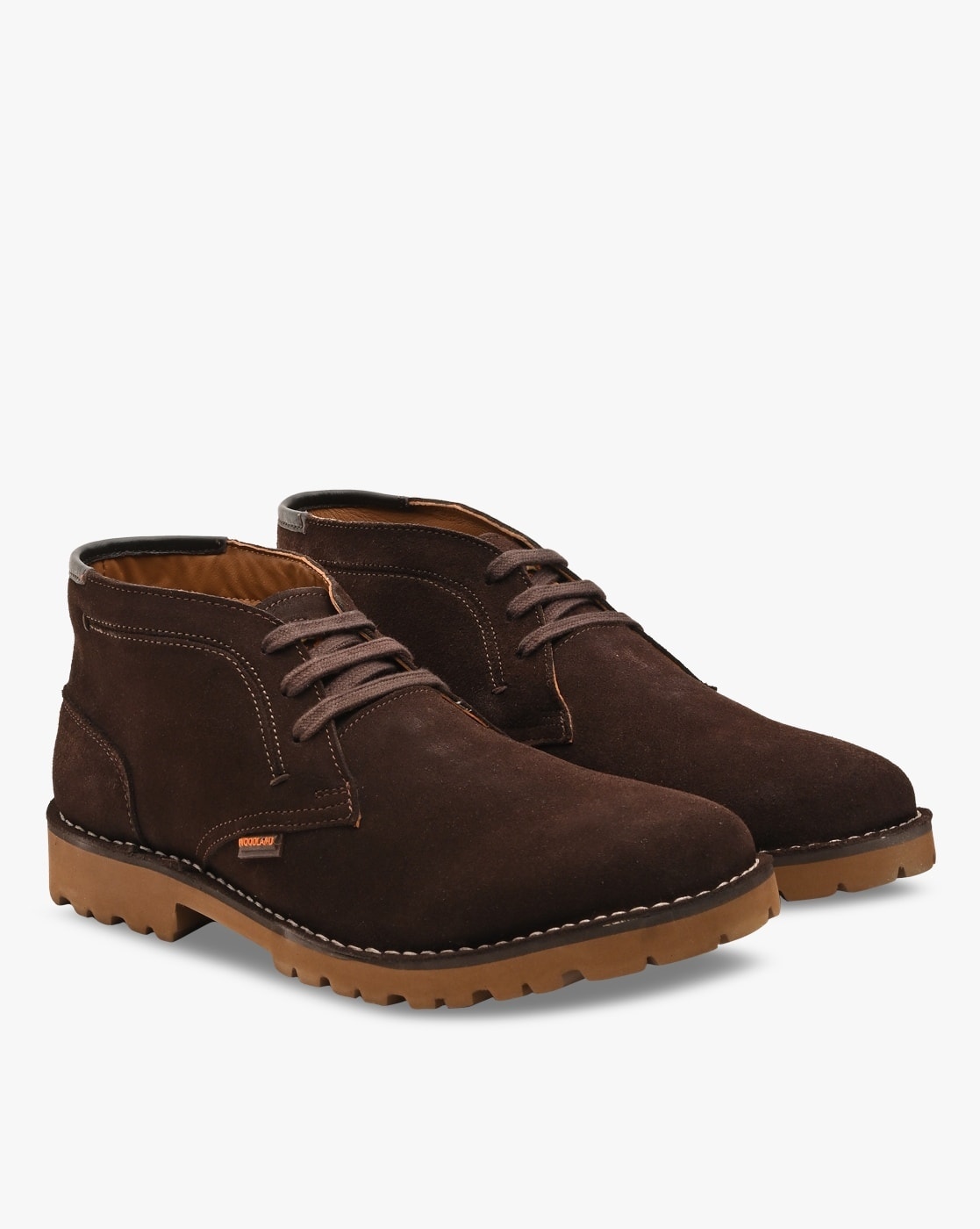 Men Mid-Top Lace-Up Boots