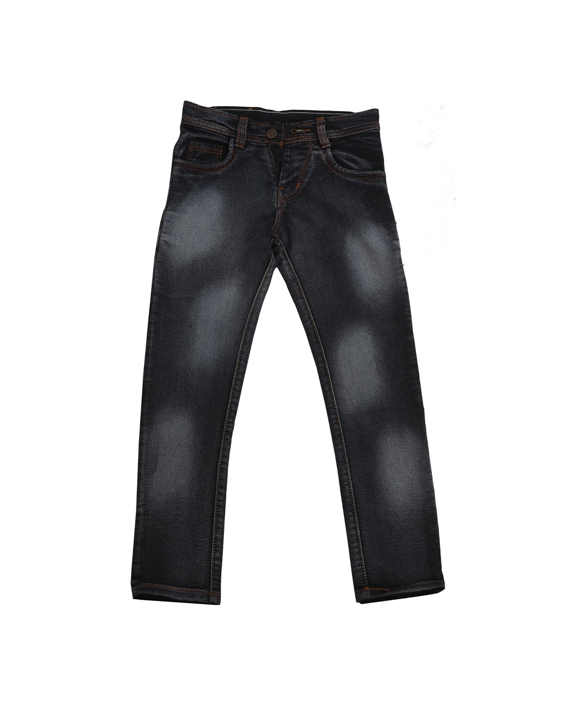 Mid-Wash Regular Fit Jeans