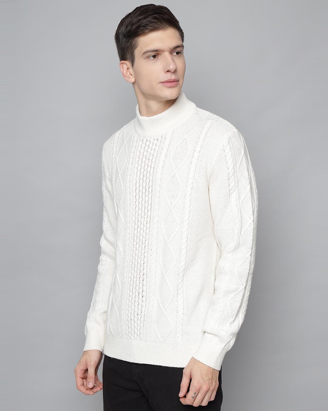 Mens sweater outlet white