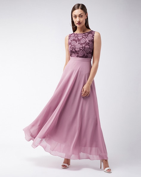 Theresa Chiffon Dress in Lavender | Birdy Grey-pokeht.vn
