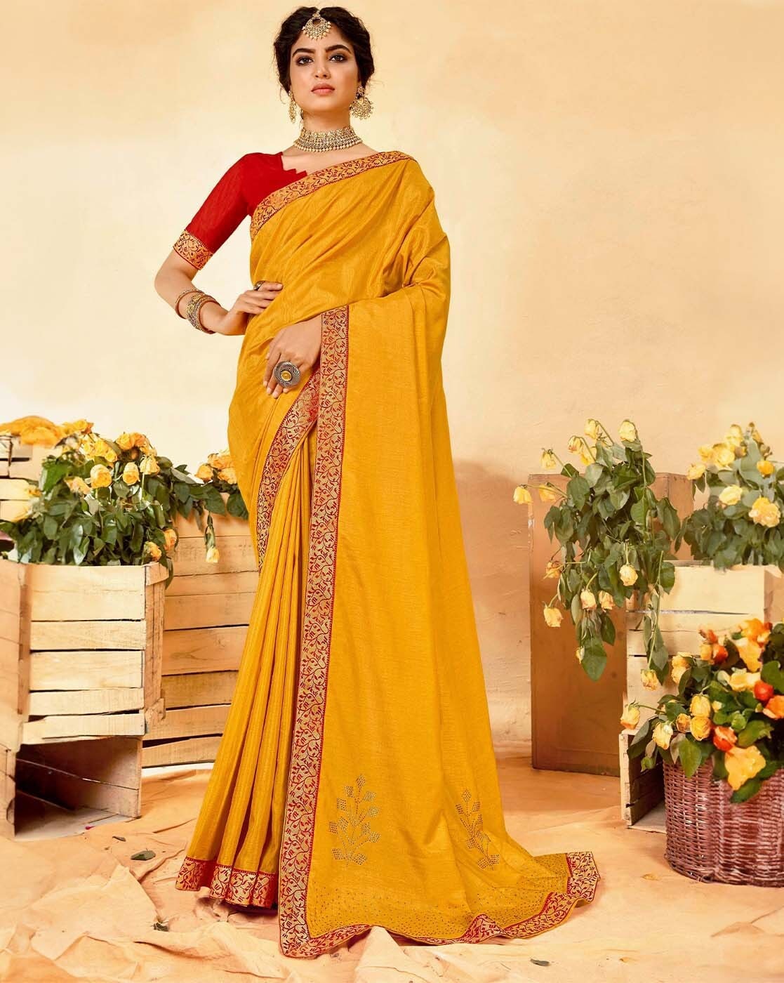 Yellow Sarees