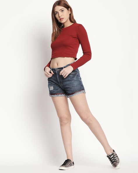 Women Shorts - Buy Ladies Shorts, Denim Shorts & Hotpants Online - Flipkart