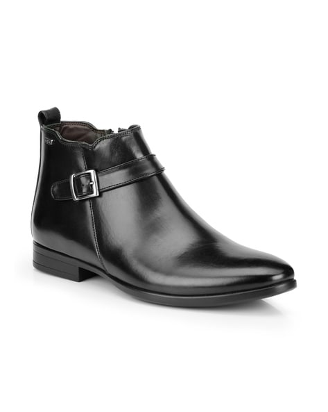 Id Mid-Calf Wing-Tip Boots