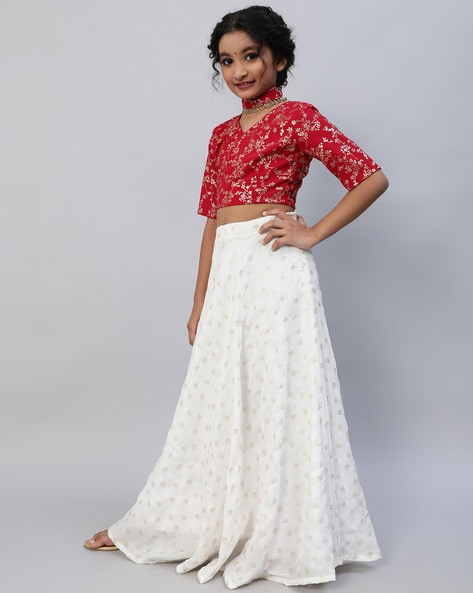 HEPRI Kids New Ruffle Lehenga