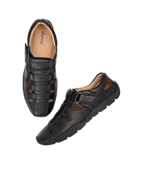 Buy FRATINI Black Grey Leather Lace Up Men's Casual Shoes | Shoppers Stop