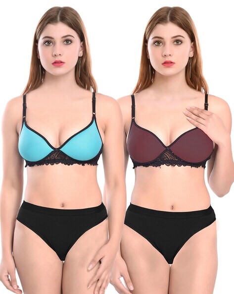 Buy Bra and Thong Set Online In India -  India