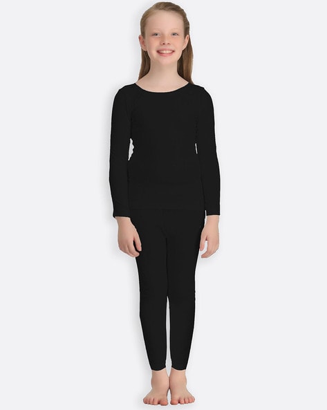 Buy Black Thermal Wear for Women by Kanvin Online