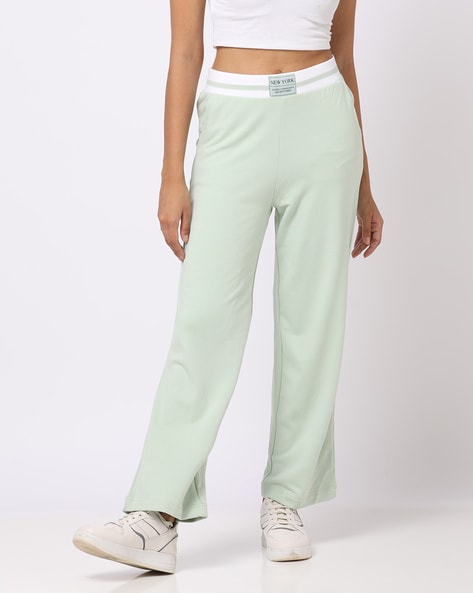 Open leg cheap track pants