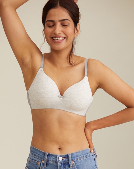 Buy Nykd by Nykaa Breathe Cotton T-shirt bra - 3/4th coverage