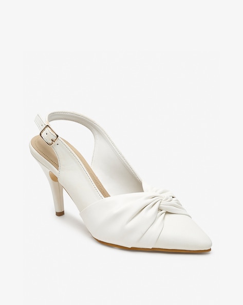 payless shoes white heels