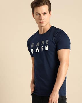 bewakoof Typographic Printed Crew-Neck T-shirt-picture-44