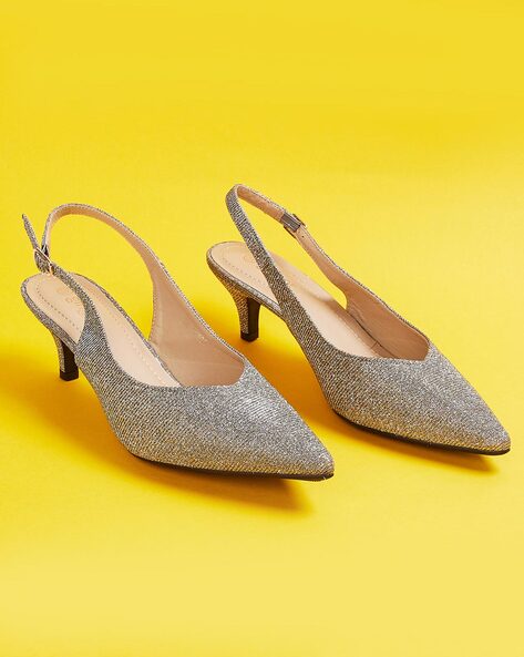 Pewter discount kitten heels