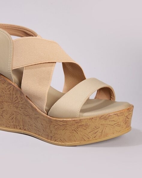 5 inch wedge top heels