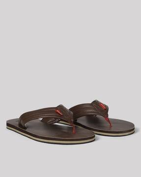 Buy Navy Blue Flip Flop Slippers for Men by WOODLAND Online