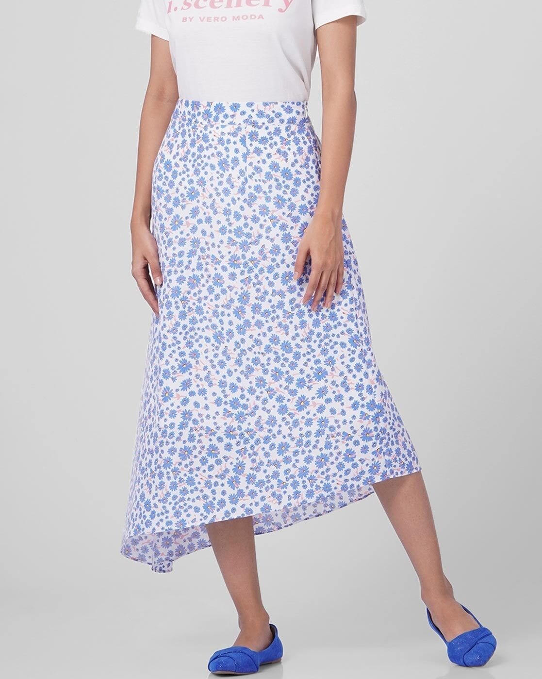 Buy White Skirts for Women by ISCENERY BY VERO MODA Online | Ajio.com