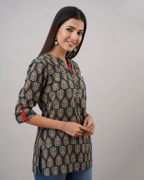 Women Indian Kurti Pakistani Kurta Short Light Green Rayon Tunic Top Shirt  Dress | eBay