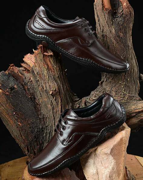Mactree Tan Formal Shoes for Men online in India at Best price on