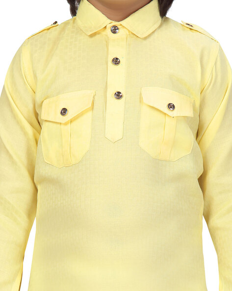 Buy Yellow Kurta Sets for Boys by MUHURATAM Online Ajio