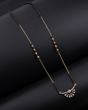 Gold plated 2025 short mangalsutra