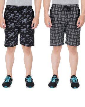 feel track Pack of 2 Printed Bermudas with Drawstring Waist-picture-19