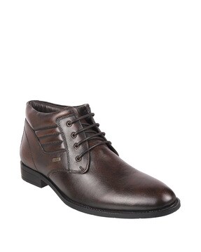 Men vintage genuine leather ankle shop boots