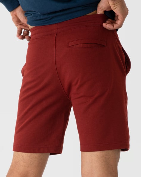 Red sweat sales shorts mens