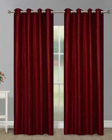 Red Curtains Accessories For Home Kitchen By Good Homes Online Ajio Com