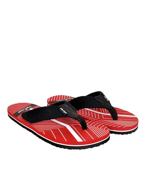 Sparx slippers best sale red colour