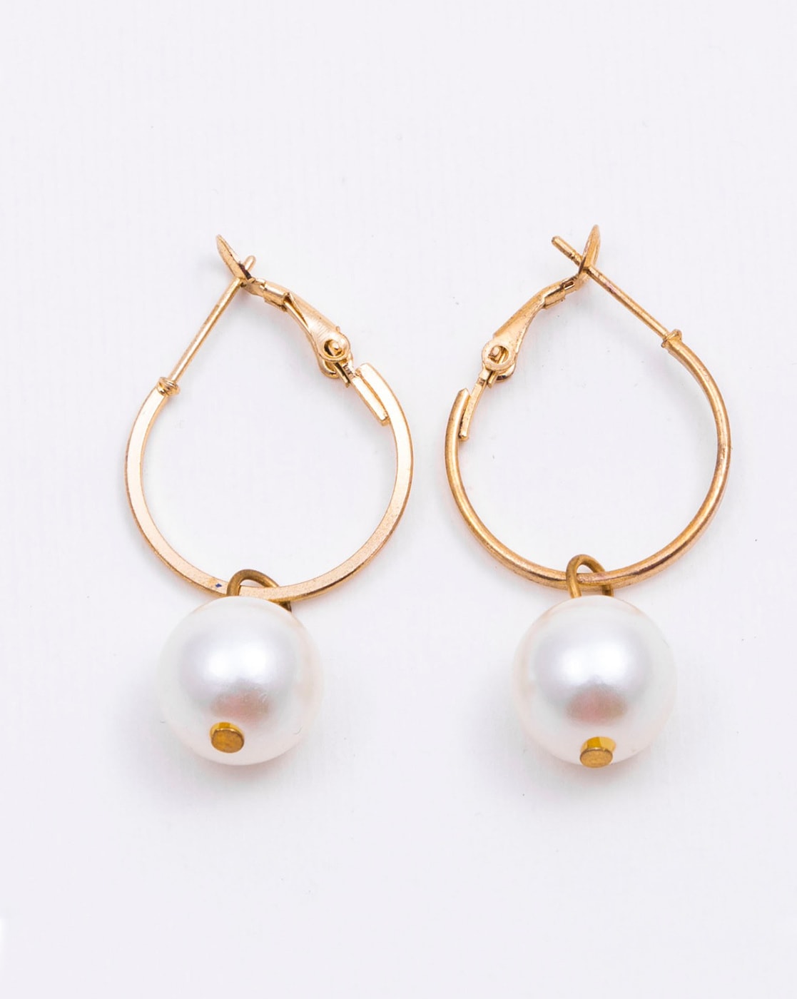 Buy White Earrings for Women by JEWELZ Online | Ajio.com