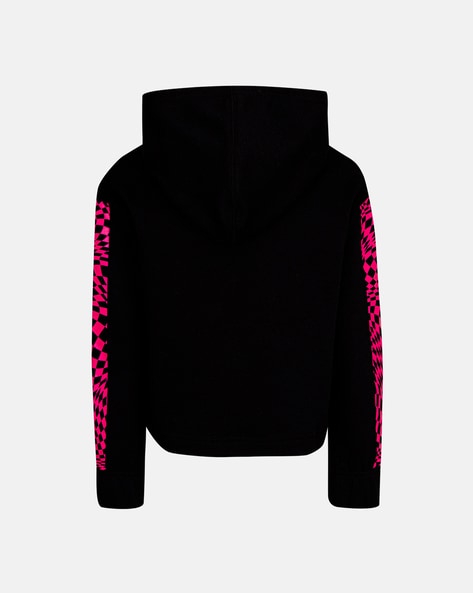 Off white black and cheap pink hoodie