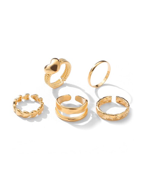 Buy Gold Rings for Women by VEMBLEY Online