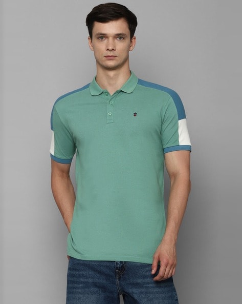 Louis Philippe T-Shirts : Buy Louis Philippe Blue T-shirt Online