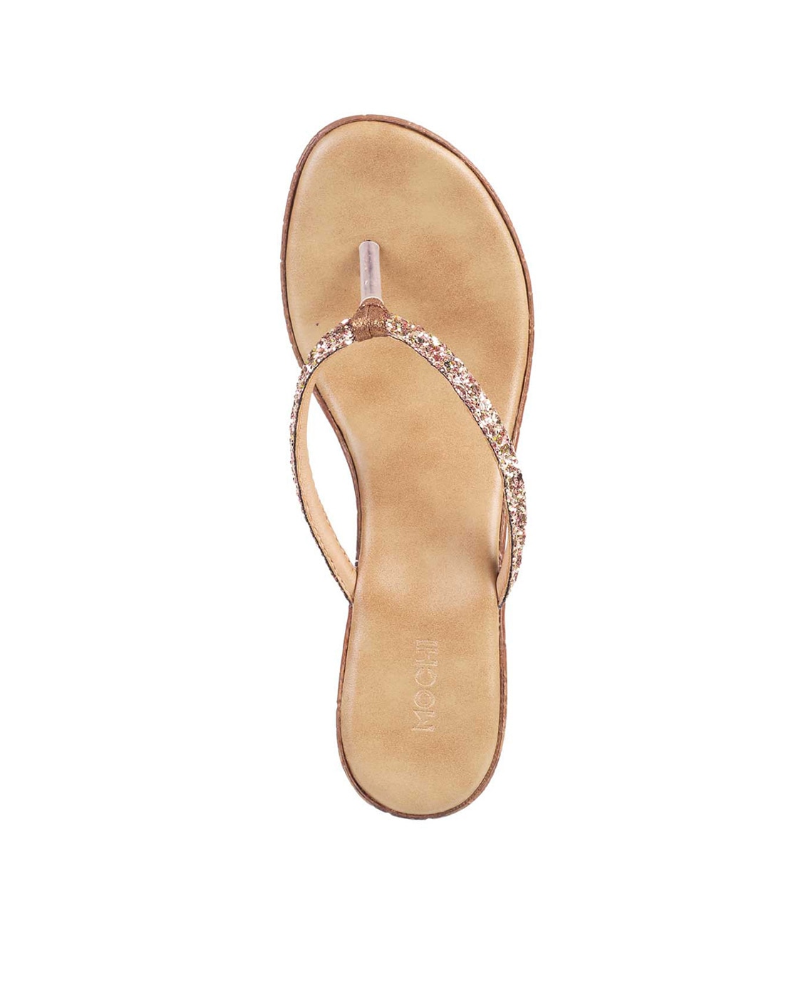 Buy Gold Heeled Sandals for Women by Mochi Online | Ajio.com