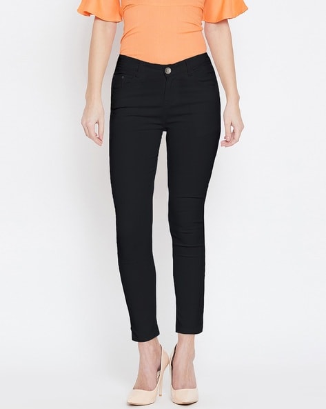 TRF STRAIGHT LEG JEANS WITH A HIGH WAIST - Anthracite grey | ZARA United  States