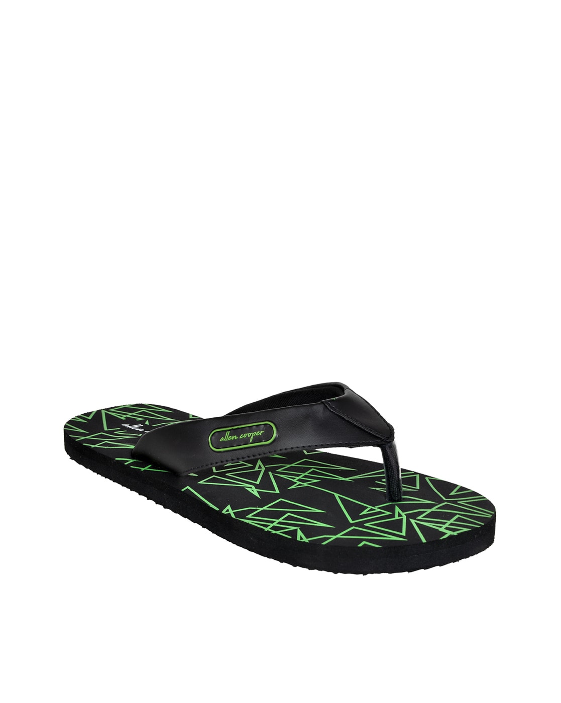 Geometric Print Thong Style Flip Flops