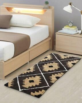 Geometric Runner Rug with Anti-Skid Backing-image-20